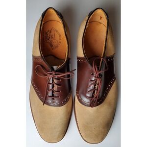 Rare Vintage Gerberich Payne Conestoga Saddles Oxford Men's Shoes Equestrian